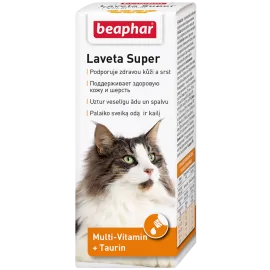 Beaphar Кормова добавка Laveta Super для котів 50 мл..